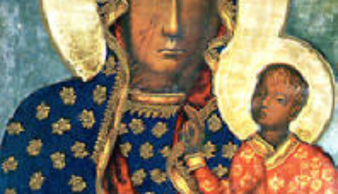 coloring Black Madonna of Czetokowa